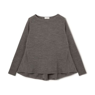 【送料無料】maison TOMORROWLAND/メゾン トゥモローランド シルケットウール ワイドプルオーバー 15グレー トップス【三越伊勢丹/公式】