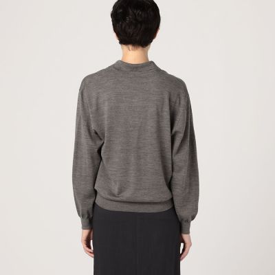 シルケットウール オープンカラープルオーバー | maison TOMORROWLAND