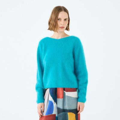 フラッフィーヤーン Vネックプルオーバー | maison TOMORROWLAND