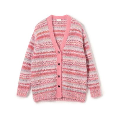 ＜maison TOMORROWLAND＞ミックスボーダー　Ｖネックカーディガン