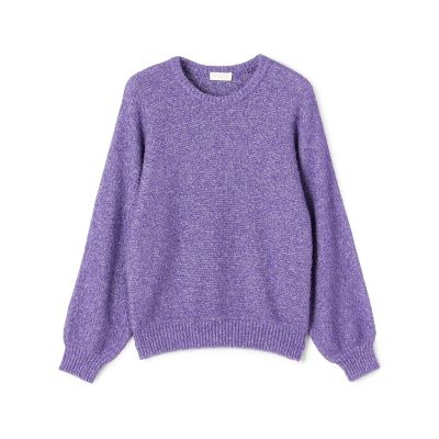 ＜maison TOMORROWLAND＞メタリックブークレー　クルーネックプルオーバー