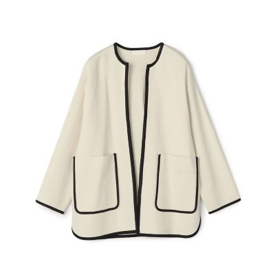 ＜maison TOMORROWLAND＞【予約商品１月下旬以降順次お届け】ミラノリブ　２ポケットカーディガン