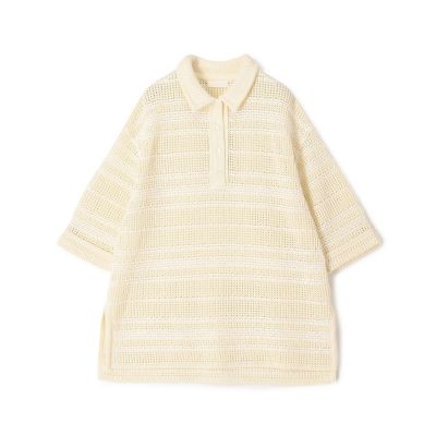 ＜maison TOMORROWLAND＞ドライコットン　ビッグポロプルオーバー