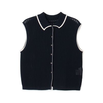 ＜maison TOMORROWLAND＞ニードルアウトリブ　２－ｗａｙプルオーバー