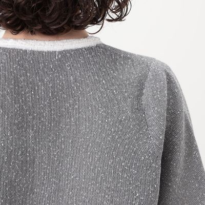 ダブルフェイスノット ハーフスリーブカーディガン | maison