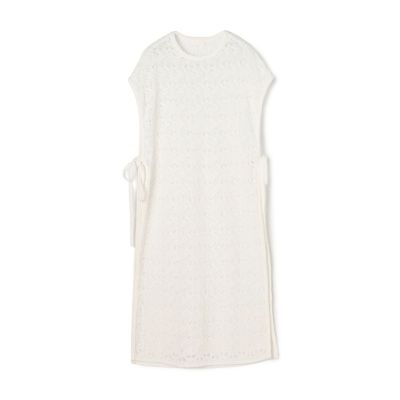 ＜maison TOMORROWLAND＞コットンナイロンファンシーヤーン　ロングベスト