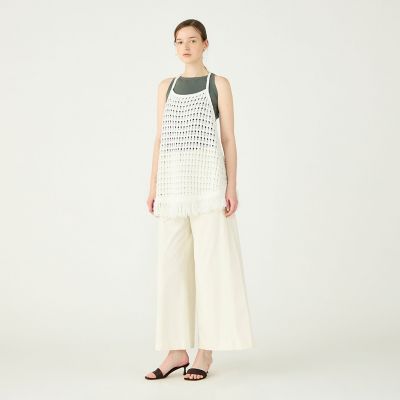 スパンコールビッグメッシュ キャミソールチュニック | maison