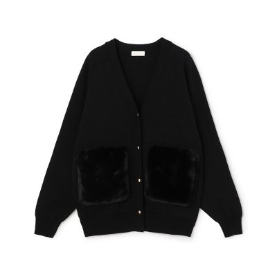 maison TOMORROWLAND/メゾン トゥモローランド 【予約商品９月下旬以降順次お届け】ウールポリエステルミラノリブ　Ｖネックカーディガン