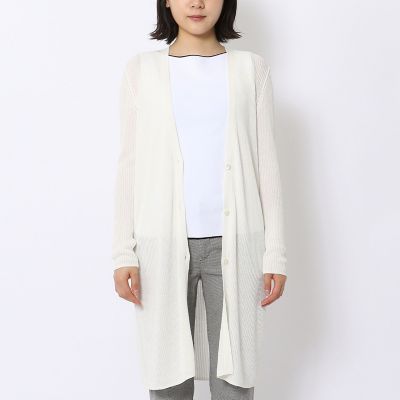 ペーパーリネン　ロングカーディガン