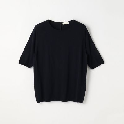 スーパーファインウール　ハーフスリーブプルオーバー