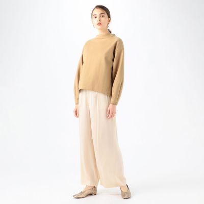 ＜maison TOMORROWLAND＞ウールミルドコンビ　モックネックプルオーバー