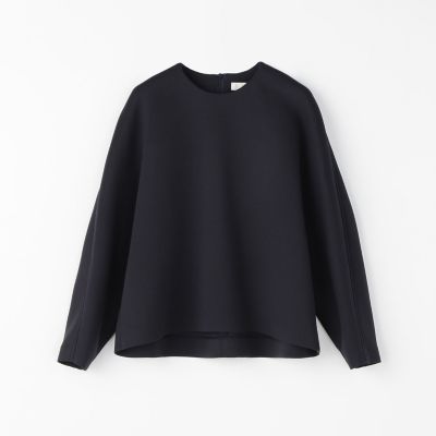 ソフトダンボール　クルーネックプルオーバー