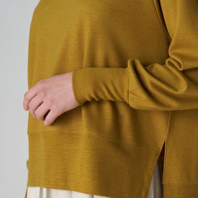 ウォッシャブルスムース　タートルネックプルオーバー