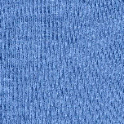 コットンシルクリブ　クルーネックプルオーバー