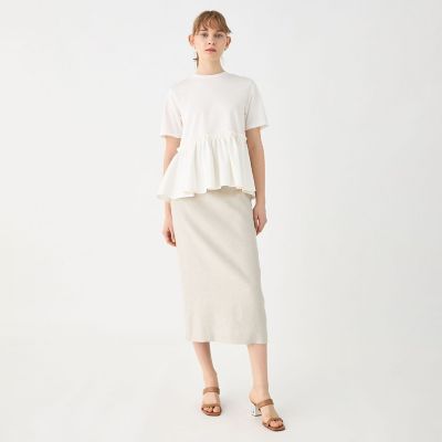 ジャージコンビ ペプラムプルオーバー | ファッション・服 | 三越 