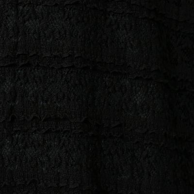 ナイロンストレッチレース　ロングカーディガン
