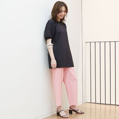 【未使用タグ付き】トゥモローランド プリペラストレッチ タックオールインワン トゥモローランドコレクション TOMORROWLAND collection