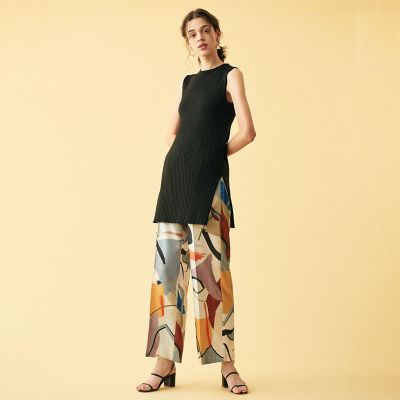 Ballsey ✳︎ ハンドペインティングプリント　 イージーストレートパンツ ハンドペインティングプリント イージーストレートパンツ
