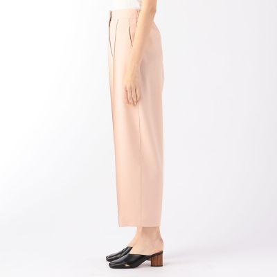 ストレッチカルゼ　ペグトップパンツ
