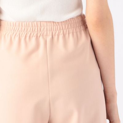 ストレッチカルゼ　ペグトップパンツ