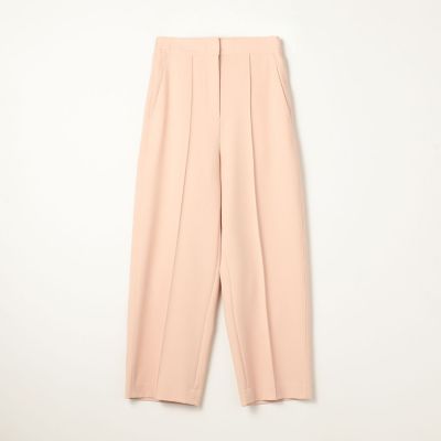ストレッチカルゼ　ペグトップパンツ