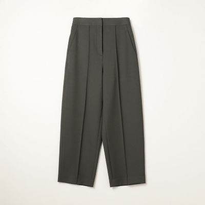 ストレッチカルゼ　ペグトップパンツ
