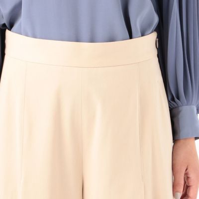 レイズトコットン　タックワイドパンツ