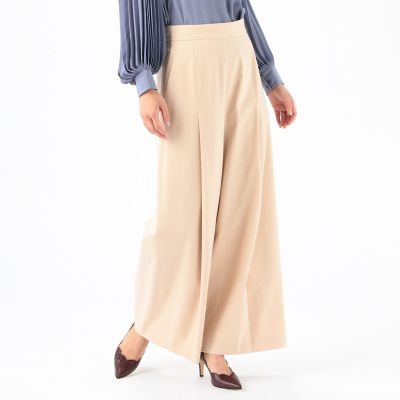 レイズトコットン　タックワイドパンツ