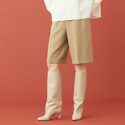 プレーンダブルフェイス　ハーフパンツ