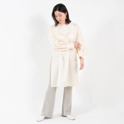 ウールセーブルカシミヤ　セミフレアパンツ