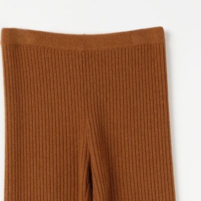 ウールセーブルカシミヤ　セミフレアパンツ