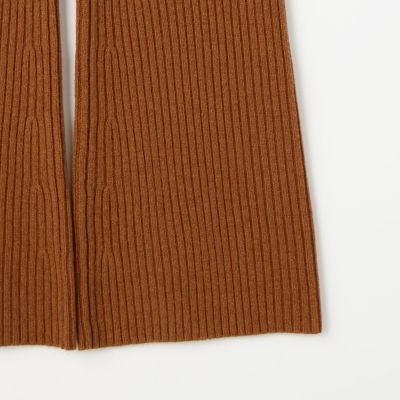 ウールセーブルカシミヤ　セミフレアパンツ
