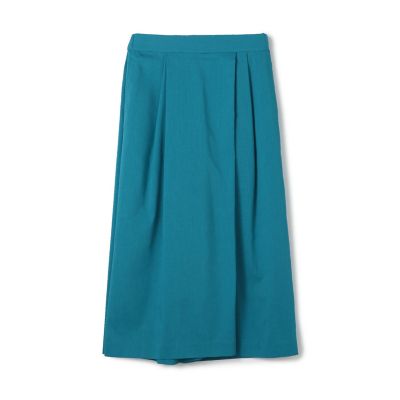 ドライボイル　アシンメトリータックキュロットパンツ