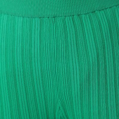 【タイムセール：６月３０日（月）午前９時３０分迄】シアーコットンナイロンリブ　ストレートパンツ
