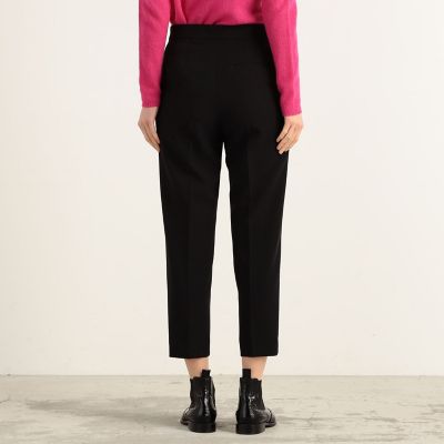 ✨極美品✨ルフィル　ダブルクロステーパードパンツ　　パンツ　黒　テーパード ✨極美品✨ルフィル ダブルクロステーパードパンツ パンツ 黒