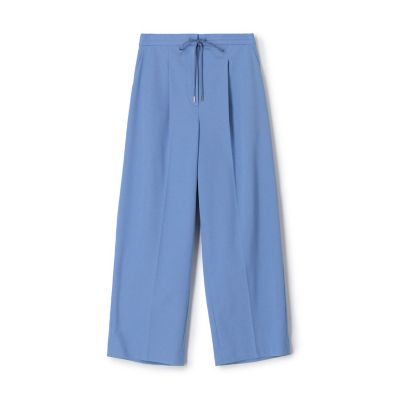 ＜maison TOMORROWLAND＞プレシャスモック　ドローストリングストレートパンツ