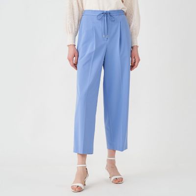 プレシャスモック　ドローストリングストレートパンツ