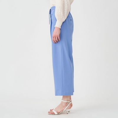 プレシャスモック　ドローストリングストレートパンツ
