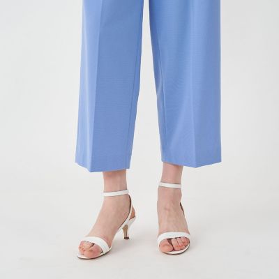 プレシャスモック　ドローストリングストレートパンツ