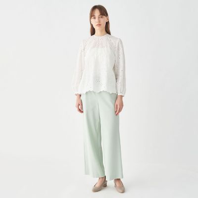 ジャージーステッチ イージーストレートパンツ | maison