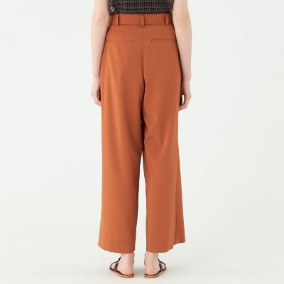 ポリエステルツイル 2タックスラックスパンツ | maison TOMORROWLAND