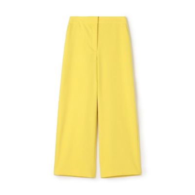 ポリエステルレーヨンストレッチ　セミワイドパンツ