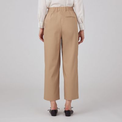 ポリエステルレーヨンストレッチ　セミワイドパンツ