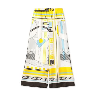 ＜maison TOMORROWLAND＞【別注】ｍａｎｉｐｕｒｉ　ｆｏｒ　Ｂａｌｌｓｅｙ　Ｃｏｃｋｔａｉｌ　イージーワイドパンツ