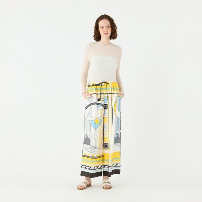 【別注】ｍａｎｉｐｕｒｉ　ｆｏｒ　Ｂａｌｌｓｅｙ　Ｃｏｃｋｔａｉｌ　イージーワイドパンツ