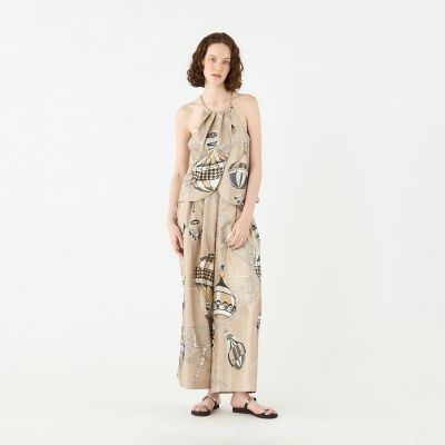 【別注】ｍａｎｉｐｕｒｉ　ｆｏｒ　Ｂａｌｌｓｅｙ　Ｂａｌｌｏｏｎ　Ｊｏｕｒｎｅｙ　タックワイドパンツ