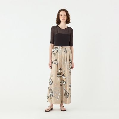 【別注】ｍａｎｉｐｕｒｉ　ｆｏｒ　Ｂａｌｌｓｅｙ　Ｂａｌｌｏｏｎ　Ｊｏｕｒｎｅｙ　タックワイドパンツ