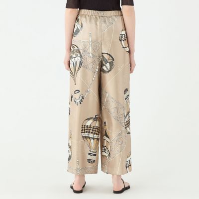 【別注】ｍａｎｉｐｕｒｉ　ｆｏｒ　Ｂａｌｌｓｅｙ　Ｂａｌｌｏｏｎ　Ｊｏｕｒｎｅｙ　タックワイドパンツ