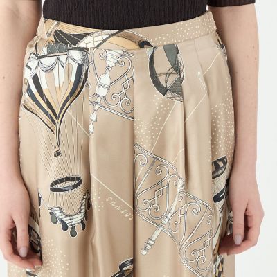 【別注】ｍａｎｉｐｕｒｉ　ｆｏｒ　Ｂａｌｌｓｅｙ　Ｂａｌｌｏｏｎ　Ｊｏｕｒｎｅｙ　タックワイドパンツ