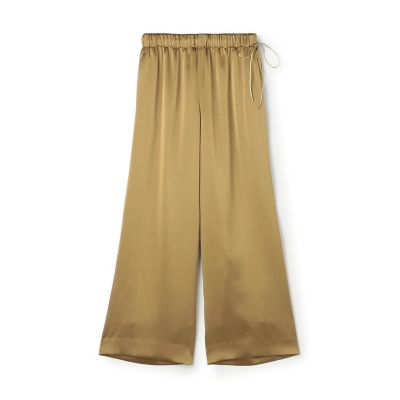 ＜maison TOMORROWLAND＞ノーブルサテン　ワイドパンツ